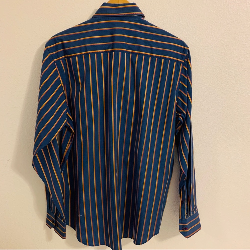 3 Bugatchi Uomo Mens Long Sleeve Medium Shirts - Picture 10 of 12